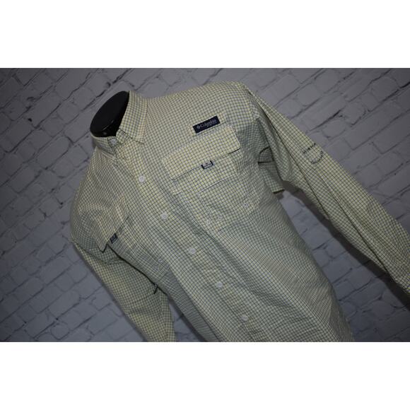 Columbia PFG Performance Fishing Gear Shirt Super Bahama Nylon Mens Size Medium - Picture 8 of 8
